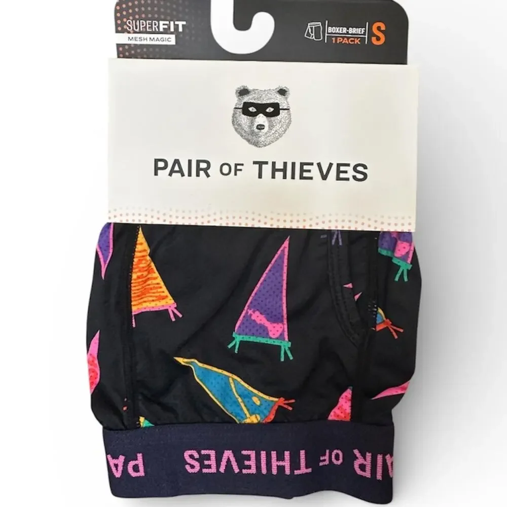 Pair‎ of Thieves Men’s Boxer Briefs Size Small NWT Fun Print